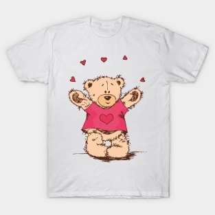 Valentine's Day - Lovely Bear T-Shirt